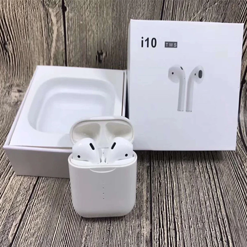 

2019 New arrival IN STOCK i10 Earphone Wireless Earphone Headphones for All of Smartphones, White