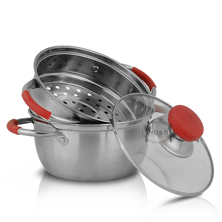 Wholesale Energy Save Food Steamer Cooking Pot Set Stainless Steel