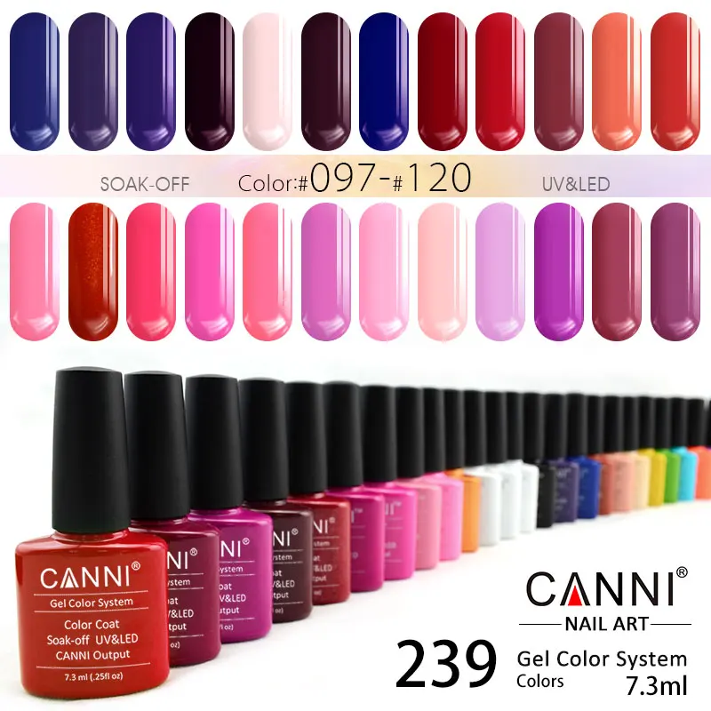 

2022 Newest Nail Art Enamel Nail Gel Polish UV Gel CANNI OEM Creat Your Brand private logo 240 Colors Gel Lacquer Nails Varnish, 240 colors,according to color chart