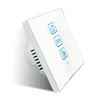 No need Gateway scene mode wifi smart switch controlled by android/ios app wireless wall light switch support google and amazon