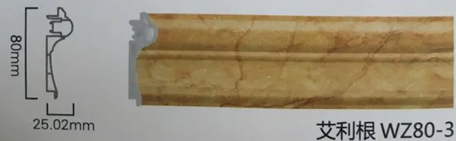 Elegant marble decorative faux granite pvc window frame door frames moldings