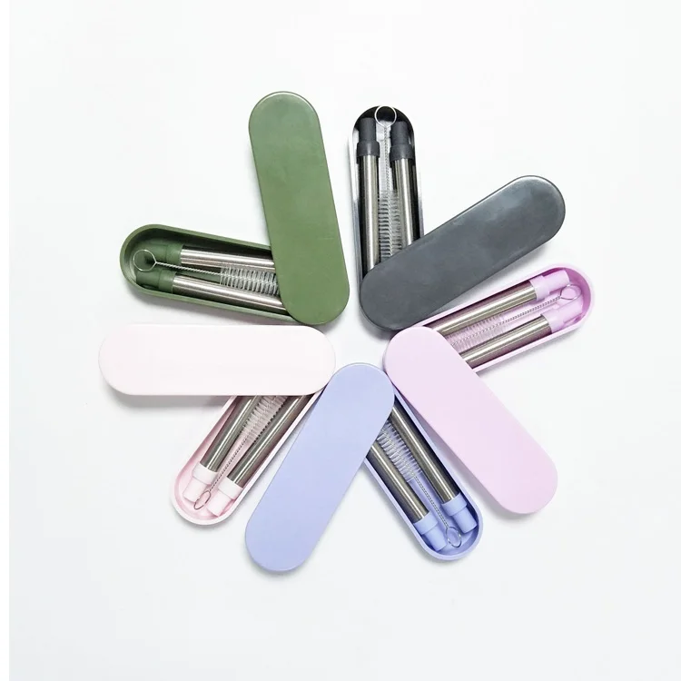 

hot selling stainless steel drinking straw reusable portable straw, As picture showed