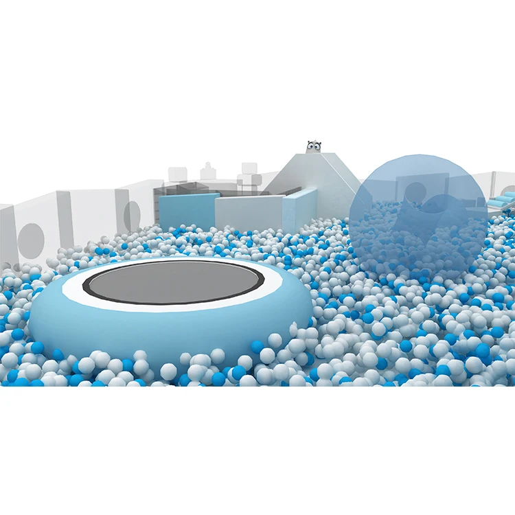 

Shopping Mall Plastic Pit playground Equipment Soft Play Toys Indoor Kids Ball Pool Slide