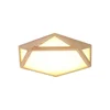 Geometric Semi Flush Mount Lighting Acrylic Diffuser Metal Mounting Bracket Ceiling Lamp