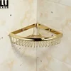 2 Layers Triangular Shower Shelf Bathroom Corner bath Rack Storage Basket Hanger