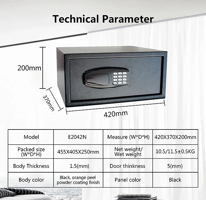 Smart Money Safe Box For Hotel /hotel Safe Keeping Box Buy Money Safe