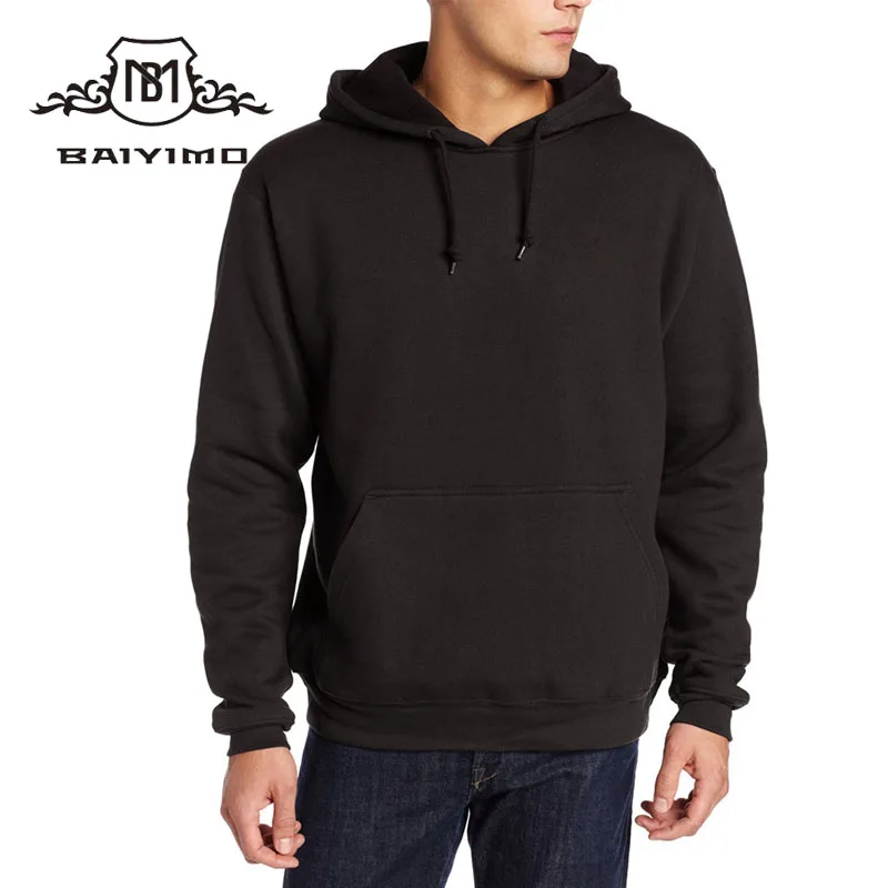 

High Quality Blank Active Wear Men Custom Fleece Pullover Hoodie, Request