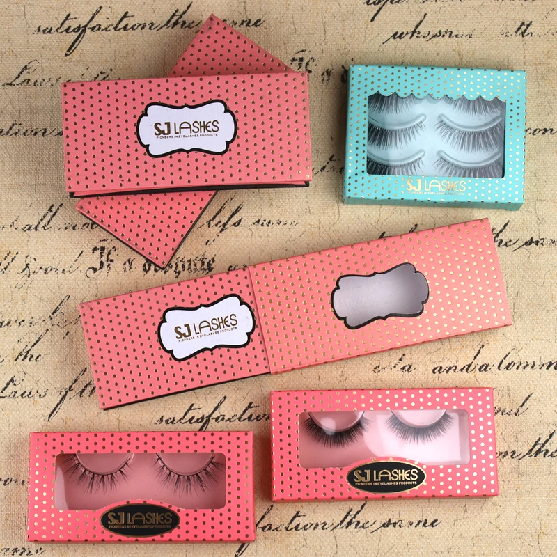

100% Genuine 3D Clear Band Mink Lashes With Round Eyelash Packaging, Natural black