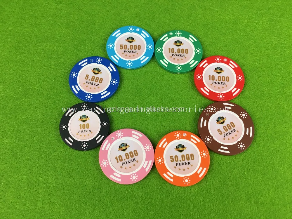 Promotional Color Oversize Poker Chips Clay Poker Chips With Custom