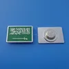 rectangle shape shield hard magnets saudi arabia badge / collar pins brooch