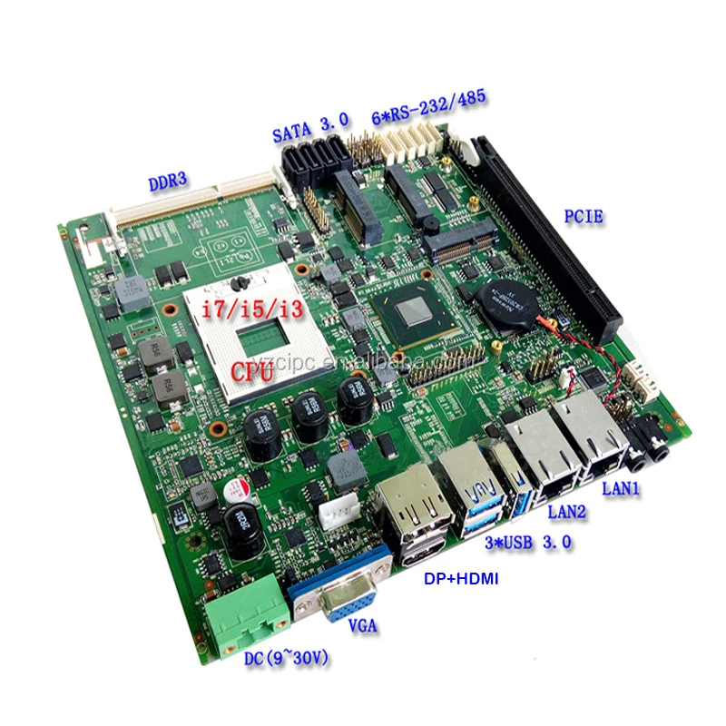 

Intel socket G2 itx mobile sandy/Ivy motherboard with LVDs, N/a