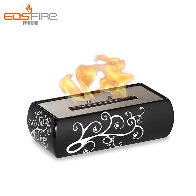 Hot Sale Ventless Fireplace Ethanol Modern Firebox Ceramic View