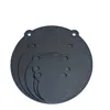 JIADI TSG-GG AR500 3/8" Steel Shooting Target Gong Laser Cut/Metal Round Swing Hanging Target with Mounting Holes