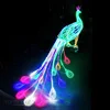 Colorful motif peacock outdoor decorative holiday 3d led diwali lighting