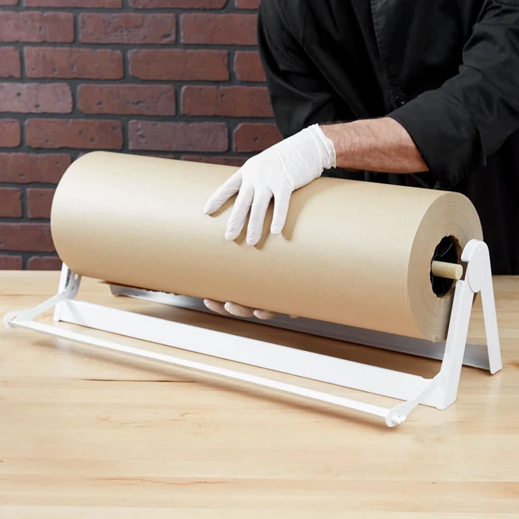 
Custom Multipurpose High Quality Heavy Duty Wrapping Roll Paper Cutter Dispenser 