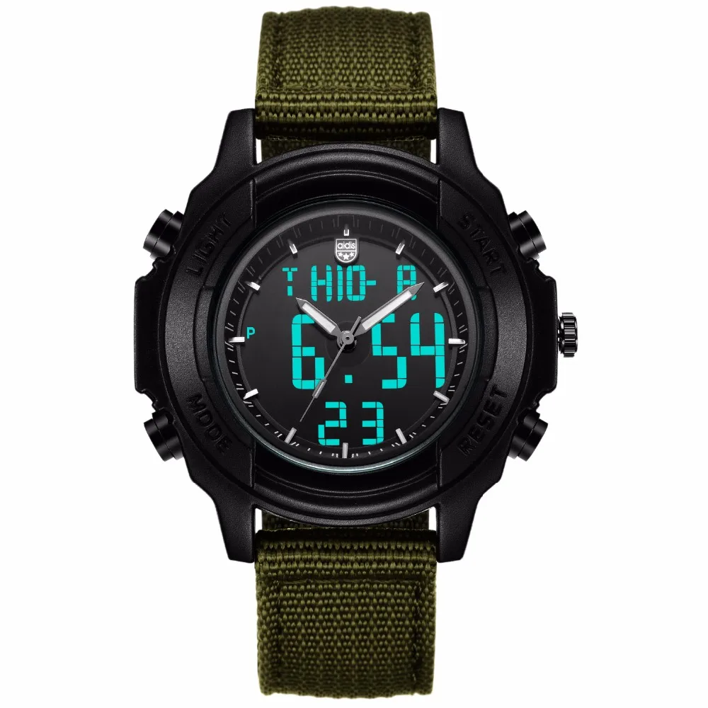 

Original Brand Men New Nylon Sport Wrist Watch,Japan Movt Military Analog Digital Watches