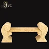 Custom sandstone outdoor garden marble stone benches for sale