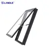 home window with plastic steel