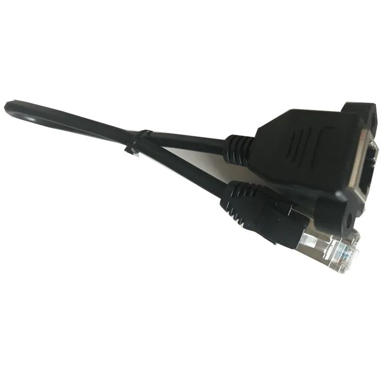 

RJ45 Extension with panel screw cable 50cm