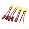 Amass XT90-S XT90 With Sheath Connectors To T-Plug XT150 AS150 Anti Sparking Connector Charger cable 12AWG 15CM