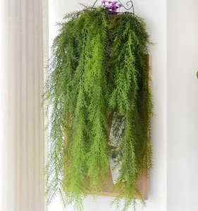 Image of 105 cm New design plastic green artificial hanging plants for sale