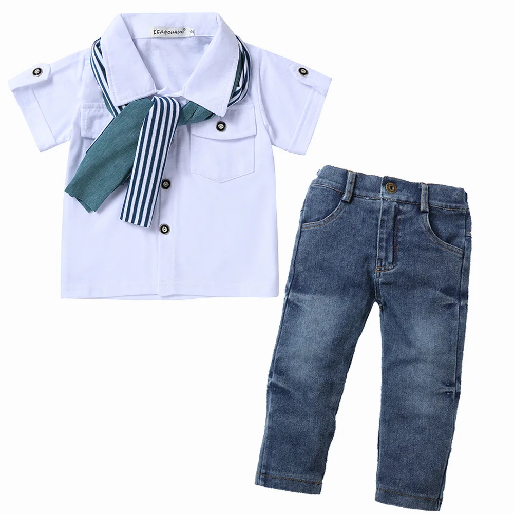 New Design Fashion Boys Boy Clothes 2 Pieces Sets Children Clothes For