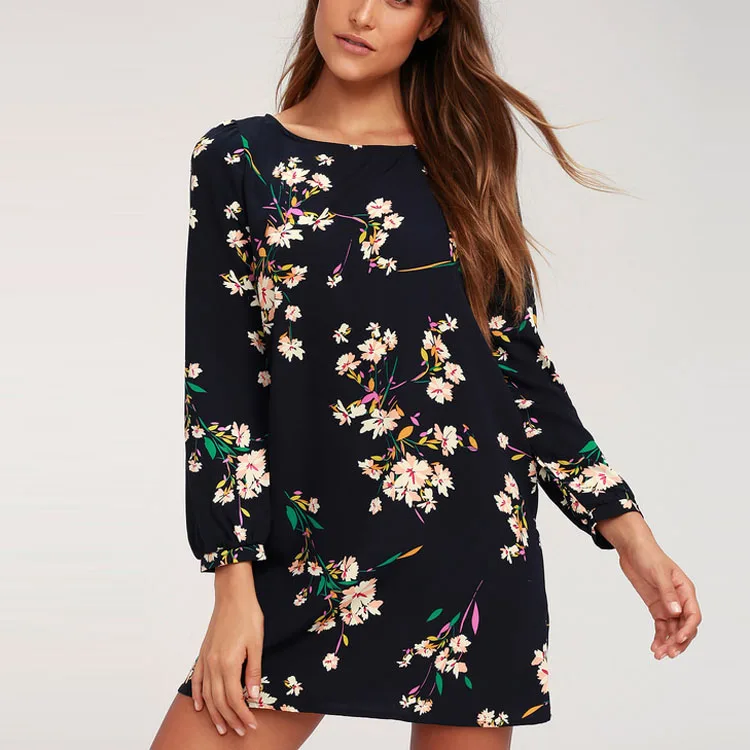 latest floral print dresses