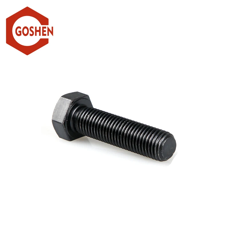 
Trustworthy China supplier din 6914 carbon steel black oxide hex bolts 