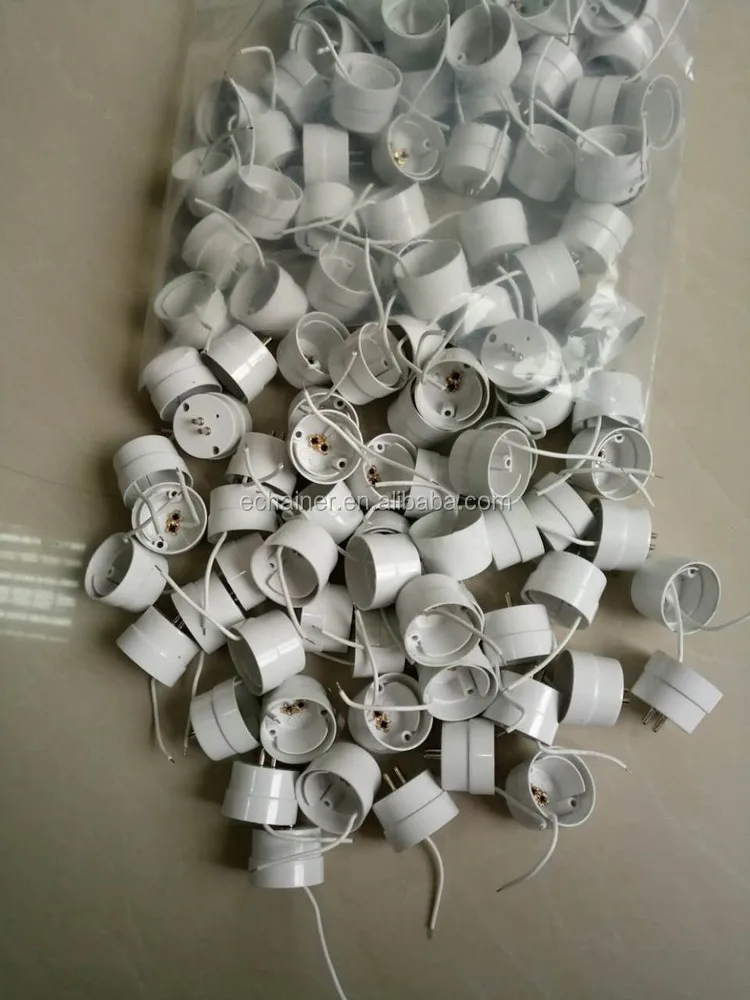 T8 Round Plastic Fluorescent Lamp End Cap With T5 Pins G13 Lamp Holder For T8 Tube Buy T8 Lamp