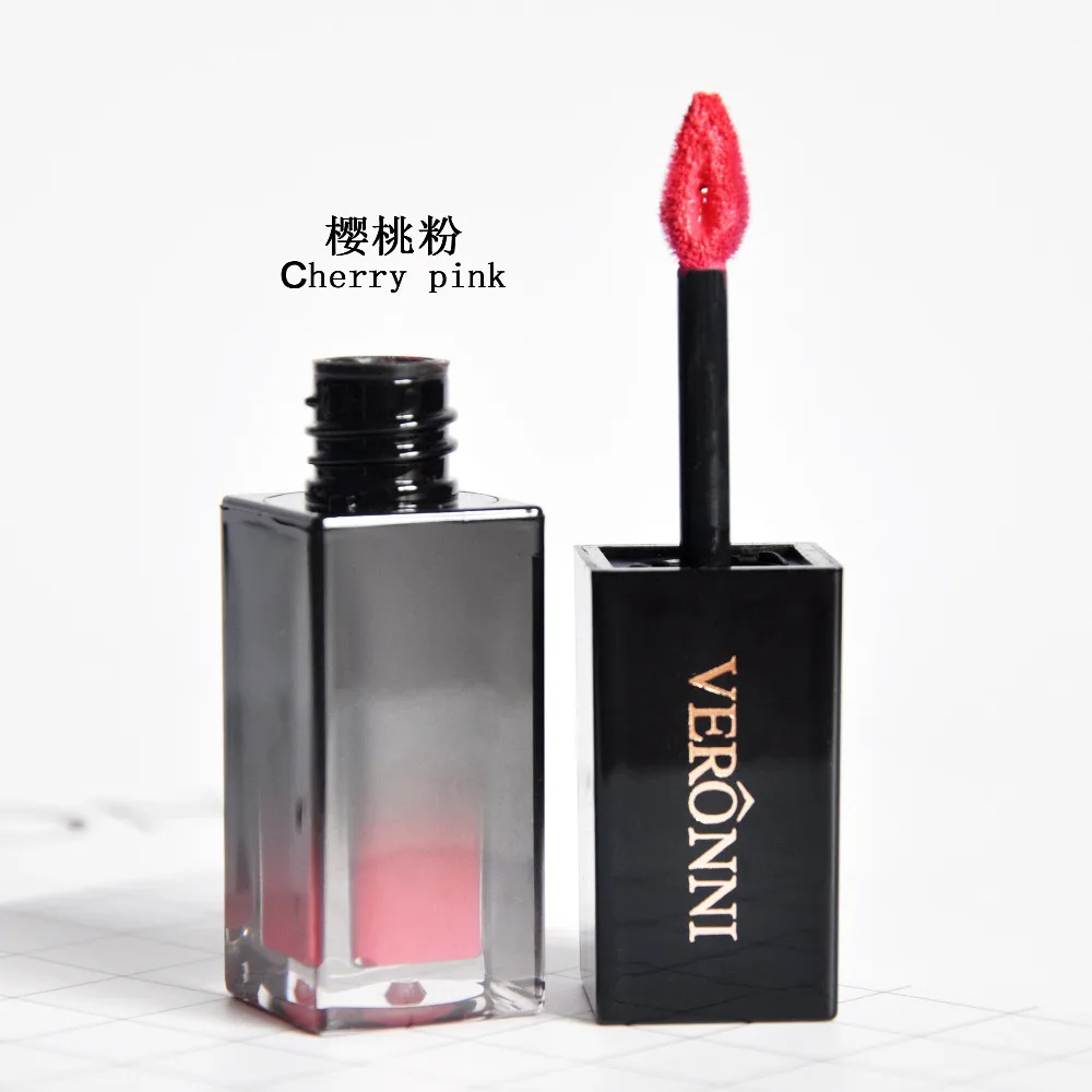 

Wholesale private label cosmetic liquid matte waterproof lipstick, 6colors