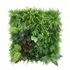 Artificial Green Wall with Plastic Leaves for Home Decoration ( GW - B02060 )
