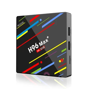 smart android tv box setup with iptv subscriptions with brand Latest h96 max  rk3328 4GB RAM 32GB ROM Android 8.1 h96max plus T