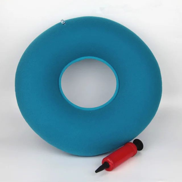 Inflatable Piles Ring Cushion Donut Pillow Vinyl Rubber Seat