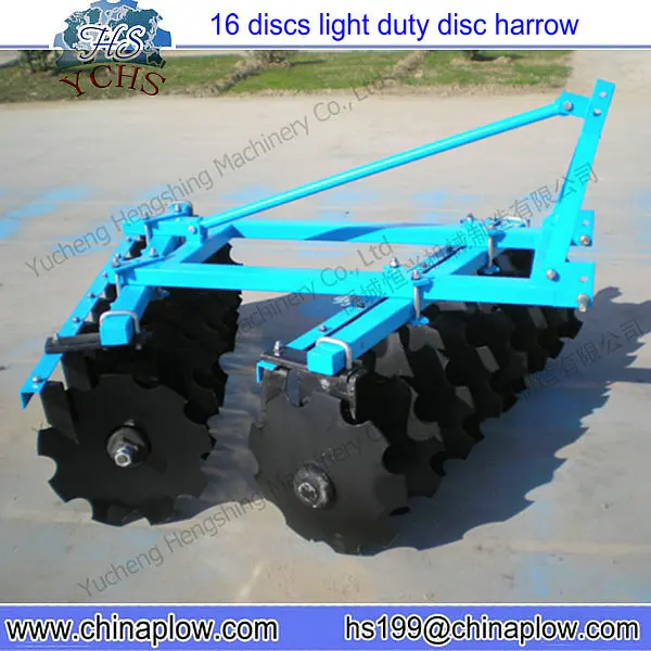 Farm disc harrow with small tractor 3-point disc harrows