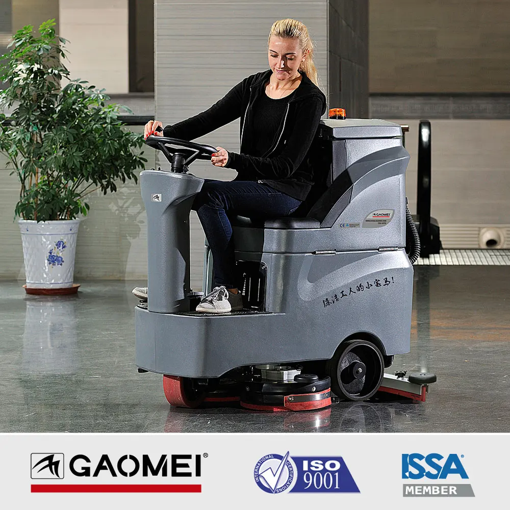 Ride On Commercial Cleaning Equipment Floor Scrubber Dryer Machine