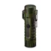 New design multi-color usb rechargeable waterproof lighter with flashlight