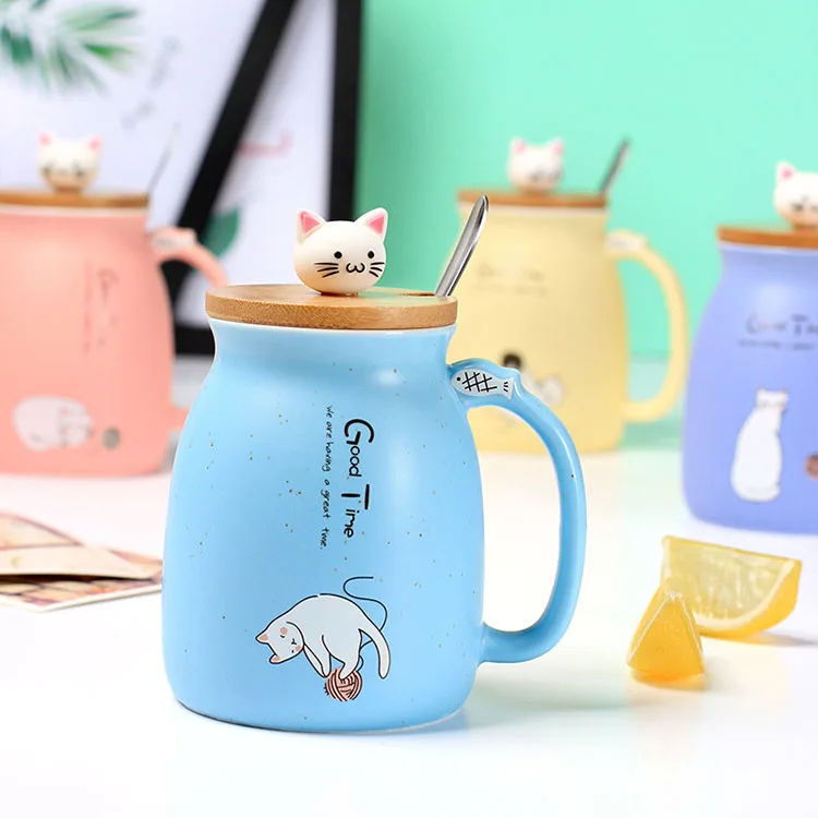 ceramic cat coffee mugs