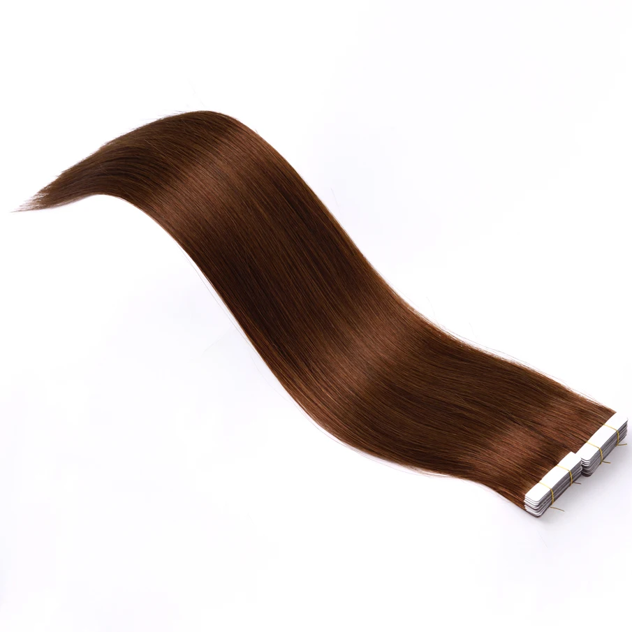 

Full Head Virgin Blonde Hair PU Skin Weft Tape in Remy Human Hair Extensions