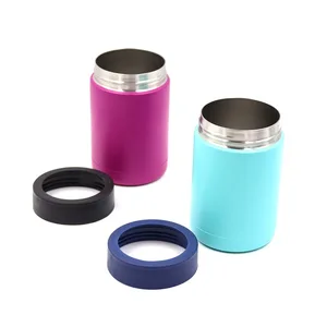 Image of hot sale stainless steel vacuum insulated drink can cooler 12oz