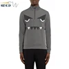 Custom Men's 2019 New Product Slim-Fit Cycling Jersey Half-Zip Funnel Neck Base Layer