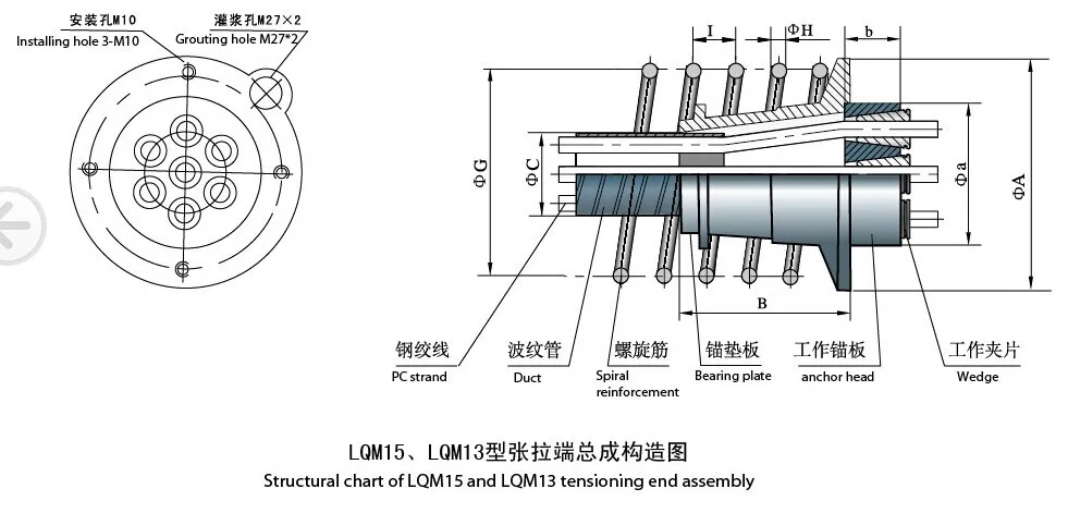 Post Tensioning Equipment : Vsl post tensioning anchorage buy