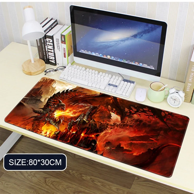 

New style custom printed gaming mouse pad 3d anime large mouse pad for playing games, All colors is available