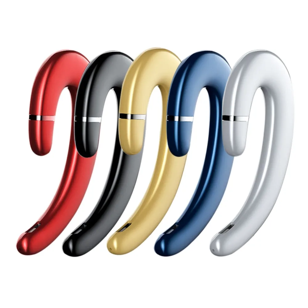 

Joyroom Bone Conduction Ear-hook Headphones,True Wireless Single Sport Waterproof Earphone,Suitable Right And Left Ear, Black,silver,red