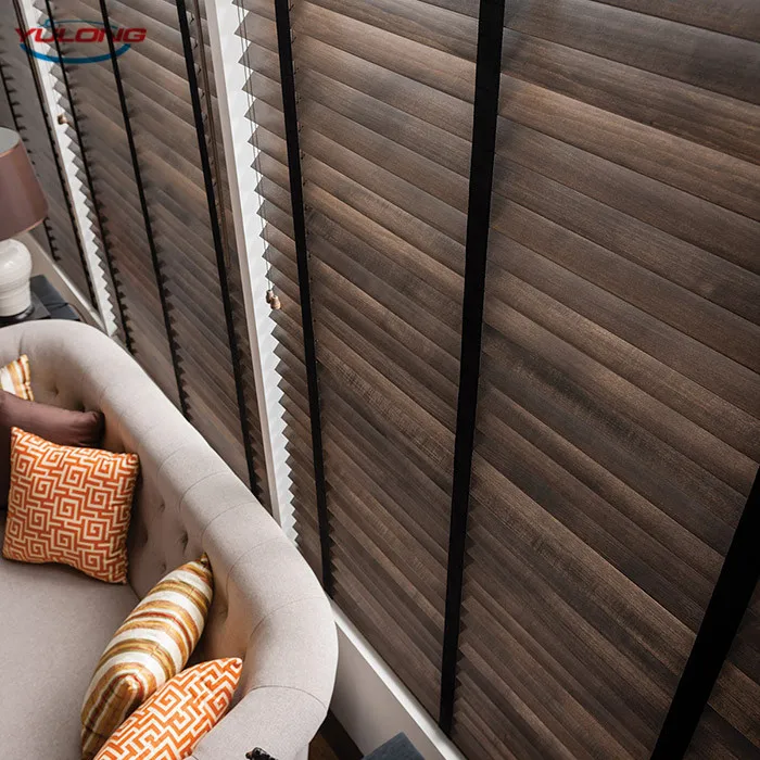 

Factory Produce Real Wood Horizontal Style Korean Wooden Blinds And Curtains, Customer's request