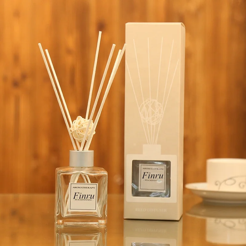 

150ml Perfume Decor Aroma Essential Oil Reed Diffuser, Natural color