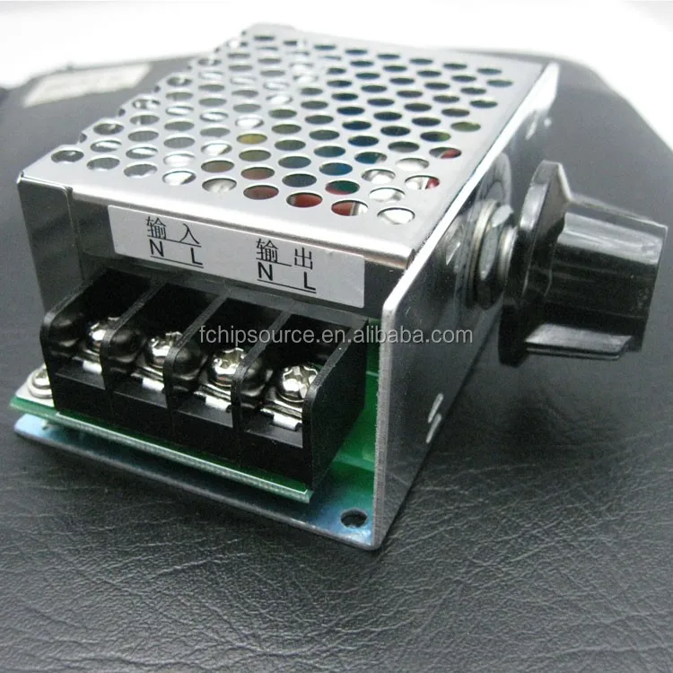 Regulador Controlador de Tensi/ón Voltaje Silicio Alta Potencia 4000W con carcasa