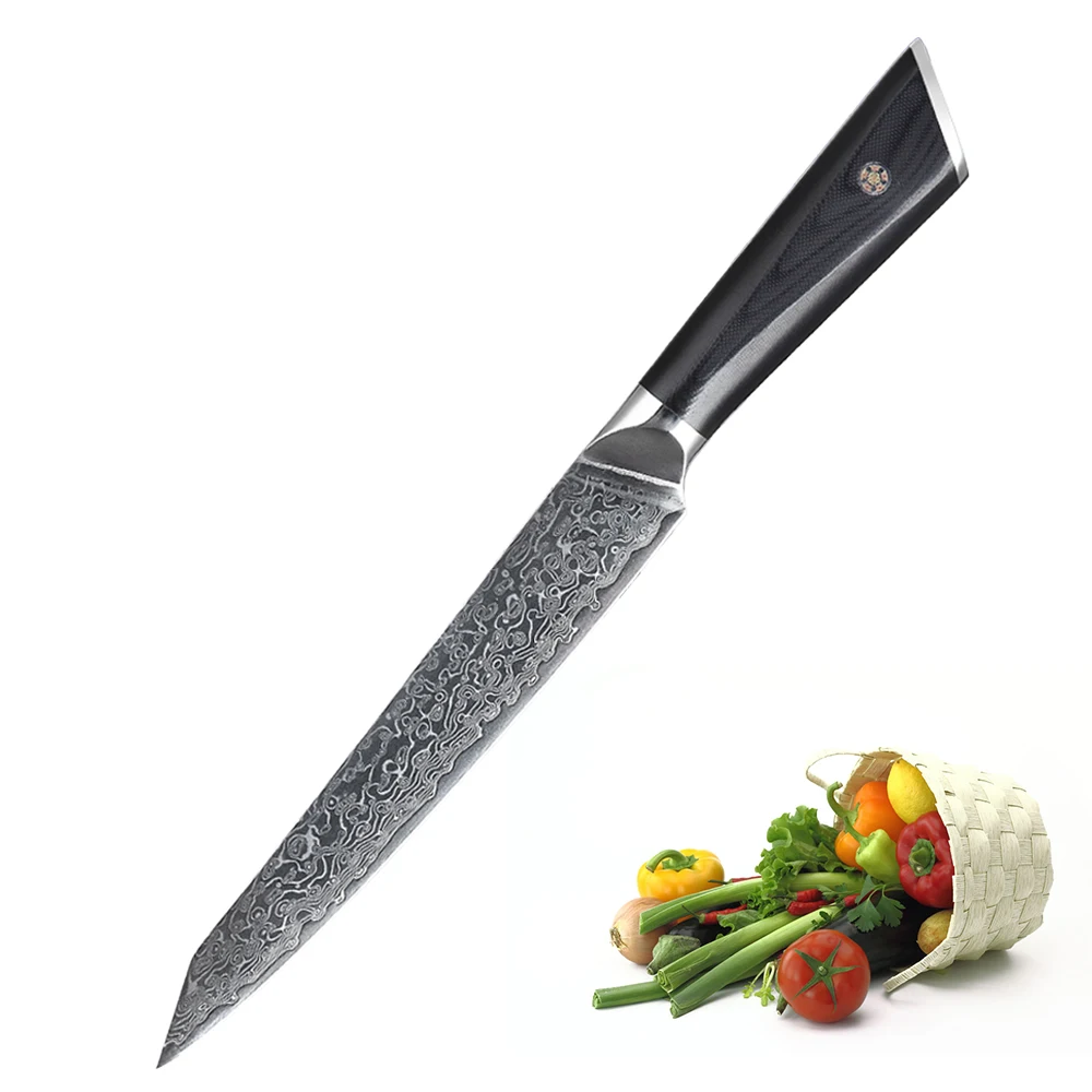 

Yangjiang kichen slicer cutting damascus bread knife