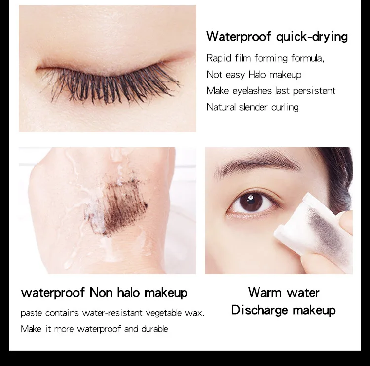 Hot Selling Eyelash Lengthening Quick Drying Long Lasting Waterproof 4D Fibre Mascara OEM