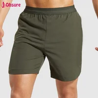 

custom brand mens fitted gym shorts fitness activewear sport shorts cotton spandex workout running shorts men