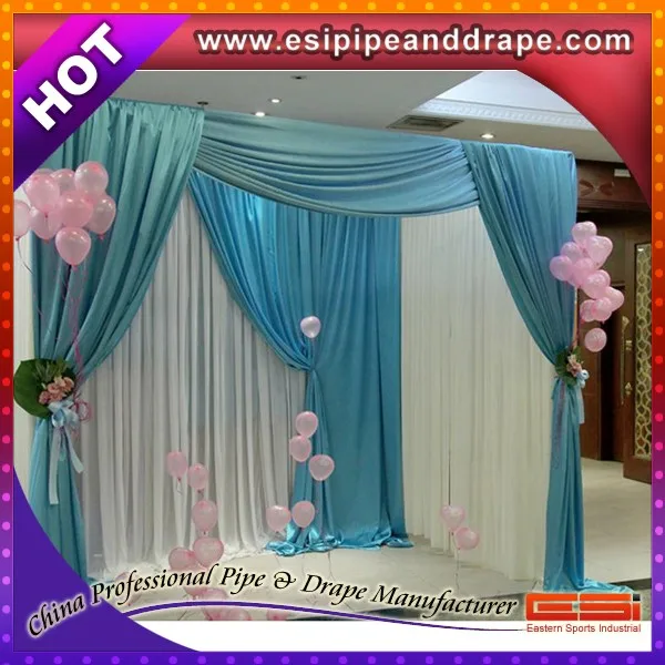 ESI factory Wholesale  pipe and drape wedding backdrop stand for wedding 